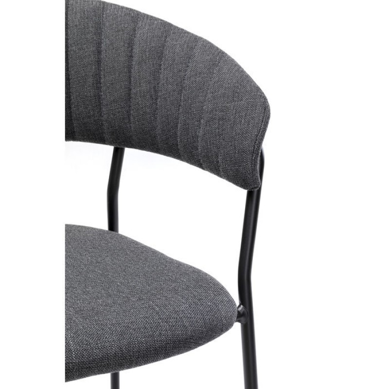 Chair with Armrest Belle Anthracite